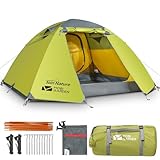 Join Nature Prämie Camping Zelt für 4 Personen, 4 Saison wasserdicht Doppellagiges Kuppelzelt Winddicht, ultraleichtes Zelt mit Aluminium Stützstange & Veranda für Trekking, Camping, Outdoor, Wandern