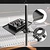 Universal Microphone Stand Tray,Adjustable Clamp-On Rack Tray Holder,Microphone Stand Plastic Tray with Clamp,Mic Rack Stand for Live Broadcast, Live Streaming,Karaoke #1