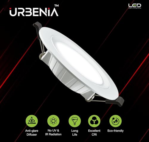 Image of 9 Watt LED Concealed Downlighter, LED Recessed Downlight, 85mm Cut Out, BIS & ROHS Certified, 4KV Surge Protection, Cool White Light