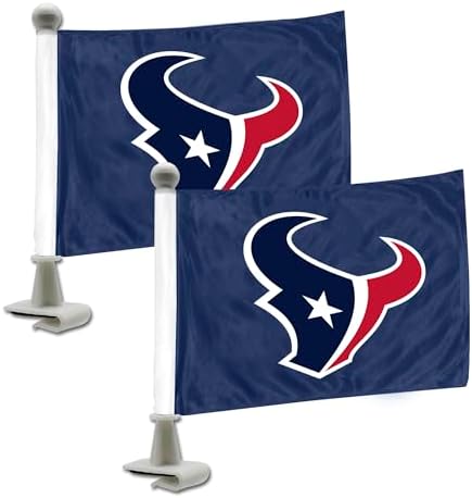 NFL Houston Texan-Flaggen-Set, 2-teilig, Ambassador Stylehouston Texan-Flaggen-Set, 2-teilig, Ambassador-Stil, Team-Farbe, Einheitsgröße