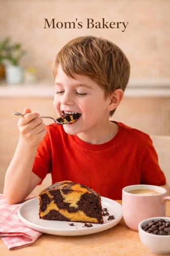 Image of MOM'S BAKERY Orange Chocolate Marble Cake 250g | Homemade infused Sponge Cake | T45 Flour,Vegan Soft & Moist Bakery Style Dessert Freshly Baked Bakery Style Dessert | Special Ocassion