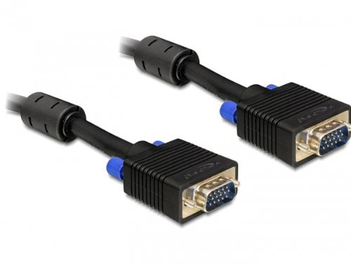 DeLOCK 82561 - Cable VGA de 15 Metros, Negro