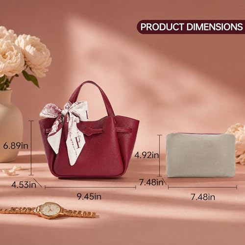 Bolso Mini Tote Pebbled para Mujer en Cuero Vegano miniatura 4