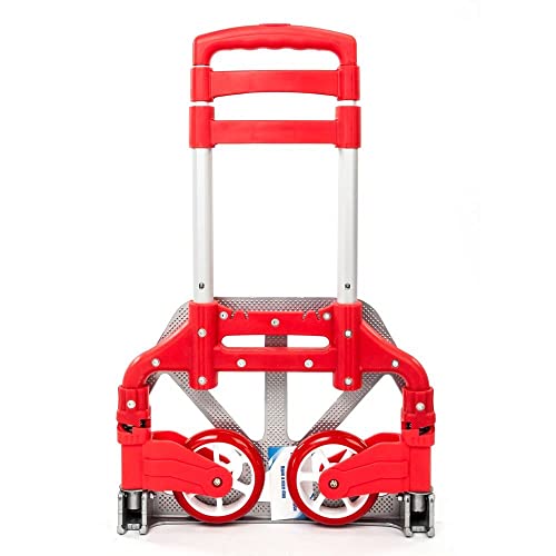 Carretilla plegable portátil de aluminio 165lb capacidad miniatura 2