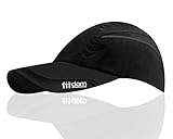 Fitdom Lightweight All Sports Cap Perfect Hat for Running, Hiking, Tennis, Golf & More Black