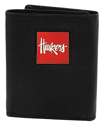 NCAA Nebraska Cornhuskers Leather Tri-Fold Wallet
