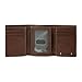Levi's Men's Trifold Wallet-Sleek and Slim Includes Id Window and Credit Card Holder, Brown Stitch, One Size