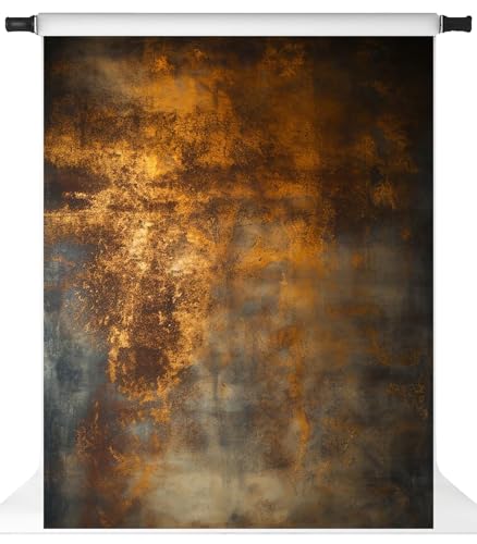 Toile de fond pour photo de portrait rétro brun rouillé Kate 1,5x2,1m