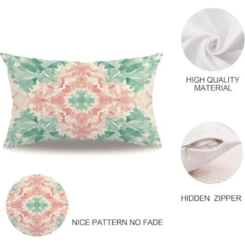 Housse coussin extérieur imperméable 60x80 lot de 2 lin avec fermeture éclair cachée Cod417