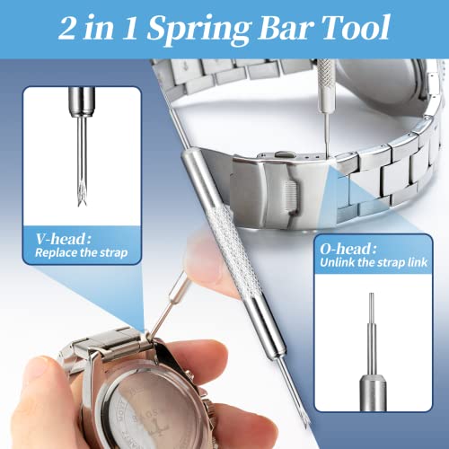 Eventronic US-1 Watch Battery Replacement Tool Kit,Watch Back Remover Tool,Watch Case Opener Tool,Watch Tools Case Back Opener,Watch Repair Kit,Watch Case Opening Pry,Spring Bar,Tweezers,With Carry Case thumb #4