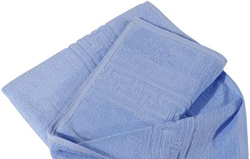 Indus Textiles Bath Sheets Large x 2-100% Egyptian Ring Spun Cotton Highly Absorbent and Soft - Sky Blue, 2 x Large Bath Sheets - Image 4
