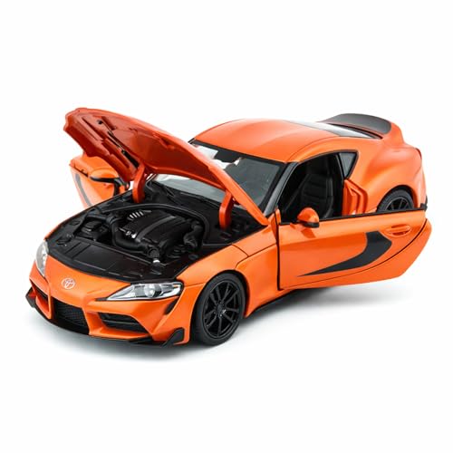 Image of Wizplex RMZ Hobby Toyota GR Supra 2020 Die-Cast Car 1:32 Scale Model Sports Car Pull Back Toy Vehicle for Boys