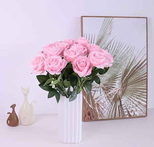 JOYHAZE 12 Pcs Artificial Roses - Image 3