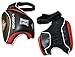 Deluxe Muay Thai Thigh Guard for Muay Thai, MMA, Kickboxing (Black/Red)