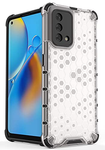 Image of Glasgow Back Case Cover Designed for Oppo A74 - Transparent