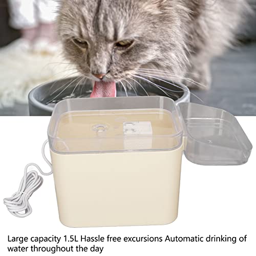 Fuente de agua para gato 2 en 1 automática y silenciosa miniatura 3