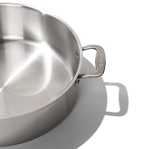 Snapklik.com : Cookware - 10 Quart Stainless Steel Rondeau Pot w/Lid ...