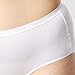 Playtex Women's Ultra-Comfortable Organic Cotton Midi Briefs x2, white, XL