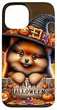 Photo Gallery witchy pomeranian puppy in black witch hat happy halloween custodia per iphone 15 Photo Gallery witchy pomeranian puppy in black witch hat happy halloween custodia per iphone 15