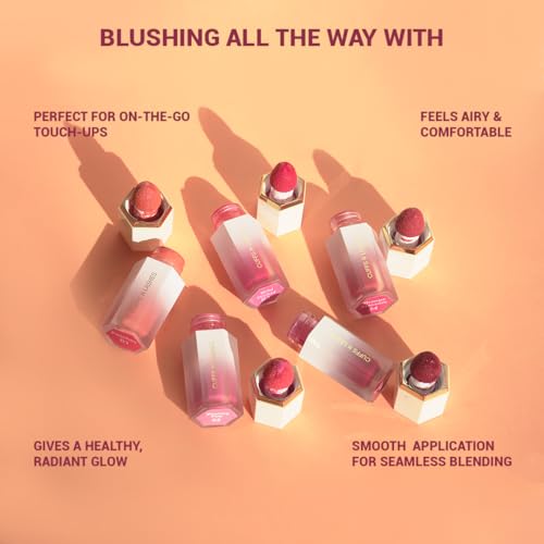 Image of Cuffs N Lashes After Glow Liquid Blush Gel Cream 6ml - 03 Wild Orchid | Pigmented, Hydrating Blush with Hyaluronic Acid &Vitamin E | Smooth Blendable Gel-Cream Texture