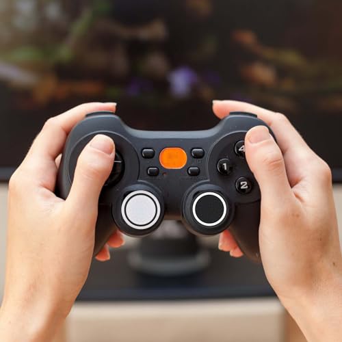 Image of 4pcs Thumb Grips, Full Protection Anti-Slip Anti-Scratch Anti-Fingerprint Protective Cover Thumb Joystick Cap Compatible with PS5 PS4 Xbox Series X /S Xbox One Switch Pro Controller