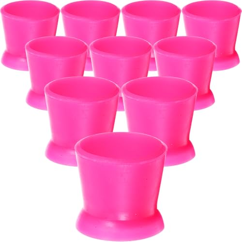Vasos para pigmento de tatuaje CHILDWEET de silicona blanda que solucionan la rotura de agujas