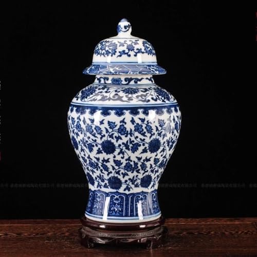 Vase céramique bleu rétro CLSDRZC idée cadeau décoration maison - 2