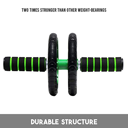 Image of MCP Ab Roller /Abs Carver with Thick Knee Pad for Abdominal Workout Fitness Exercise Equipment (2 Wheel)