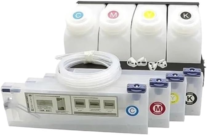 220ML Tank Refillable Ink Cartridge Bulk Ciss System,for Printer ，Compatible for Roland VS-640i BN-20 VS-540i VS-300i VS-420 VP-500i SJ-745(8 Cartridge)