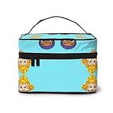 ❤ Multifunktionale - Kosmetiktasche kann nicht nur Ihren Lippenstift, Lipgloss, Make-up Pinsel, Lidschatten, Make-up-Palette, Kamm, Hautpflegeprodukte, Nagellack, Nagelwerkzeug, Shampoo, etc. speichern, kann auch Schmuck, elektronisches Zubehör , Kameras, ätherische Öle, Toilettenartikel, Rasierzubehör, Wertsachen usw.