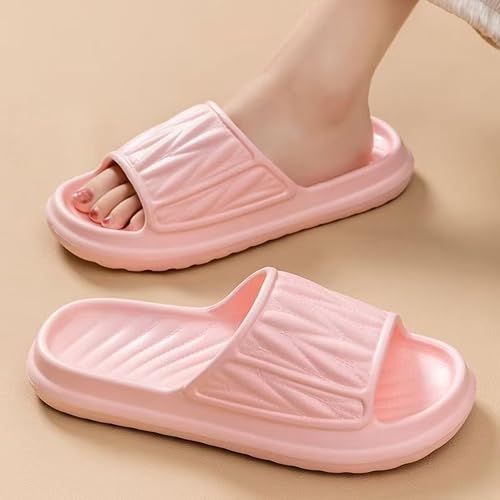 Pillow Slippers Cloud Non-Slip Quick Drying Shower Slides Bathroom Sandals Thick Sole Indoor House Shoes2