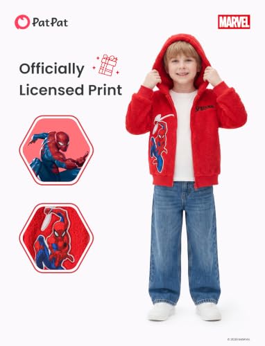Image of Disney Girl /Boy Fleece Jacket Zipper Sherpa Fuzzy Hoodie Winter Coat 2-13Y