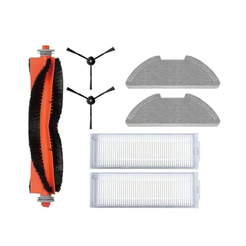 Main Side Brush, HEPA Filter & Mop Cloth Spare Parts, Compatible With XiaoMi Mi Robot Vacuum Mop 2 Lite/2 Pro/MJSTL/MJST1SHW Accessories(Set 1)