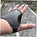 GOOHOCHY 1pc Leather Archery Hand Protector for Finger Cover Black Shooting Accessory Comfortable Fit for Practice and Sporters Prevents Hand Injury