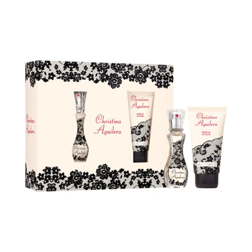 Christina Aguilera – Signature Geschenkset 2-teilig; floraler Amber-Duft; schwarzer Johannisbeertee… – Ansicht 1