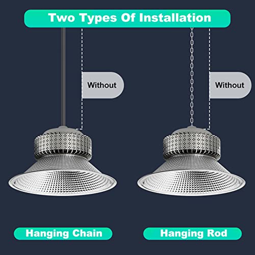 Suspension LED High Bay Light 100W éclairage atelier industriel et garage - 6