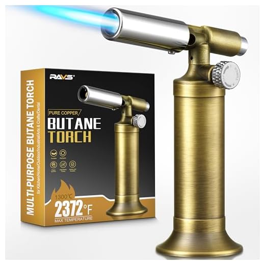 Can you bring cooking torch checking luggage RAVS Refillable Copper Butane Torch Lighter