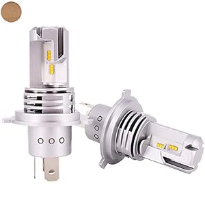 LMMC LEDヘッドライト H4 HiLo 車検対応 [ ホワイト or 電球色 ] JuwelMetal LH-500c LH-445C (電球色（暖色）)