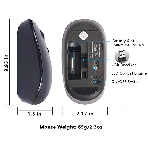 Wireless-Mouse-ACOZYKITTEN-Noiseless-Mouse-Ergonomics-Optical-Silent-Mouse-with-3-Adjustable-DPI-Levels-Portable-24G-USB-Cordless-Computer-Mice-for-PC-Laptop-Desktop-MacBook-Chromebook-Black