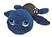 Suki Li'L Peepers 14296 - Piccola Tartaruga ´Mo´ di Peluche, 15.2 cm, Blu Scuro e Denim