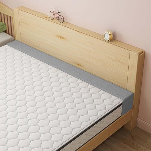 HACSYP Relleno de Huecos de Pared, cabecero Acolchado Suave y cómodo, Almohada Rectangular, Extensor de colchón con Funda extraíble(Light Gray)