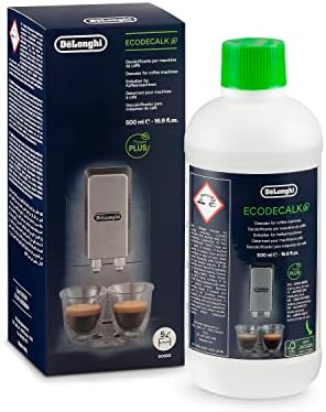 De'Longhi EcoDecalk Descaler, Eco-Friendly Universal Descaling Solution for Coffee & Espresso Machines, 16.90 oz (5 uses)