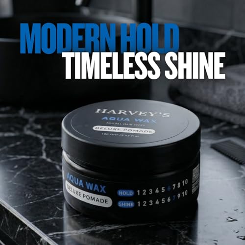 Harvey's Aqua Wax Deluxe Pomada para Cabello 100g miniatura 3