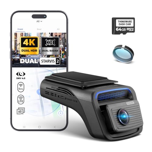 Image of THINKWARE U3000 PRO Dash Cam 4K Front, Sony STARVIS 2, Radar, GPS