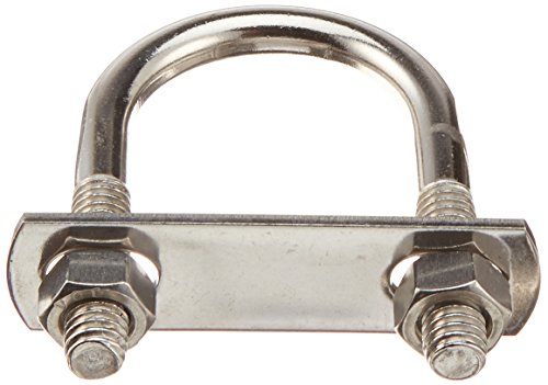 Image of National Hardware N222-448 2193BC U Bolt in Stainless Steel (Pack of 2)