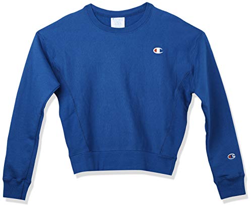 Champion LIFE Women's Reverse Weave Crew, surf The Web, Large