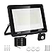Dersoy 50W Foco LED con Sensor de Movimiento, 3600LM LED Luz de inundación Proyector Led Exterior Super Brillante 6500K Blanco frio Foco LED Detector IP66 Impermeable para Jardín,Patio, Garaje, Porche