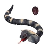 Jouet électronique de Serpent à télécommande Infrarouge pour Enfants, Jouet de Tour électrique de modèle de Serpent Animal de Simulation RC(B)