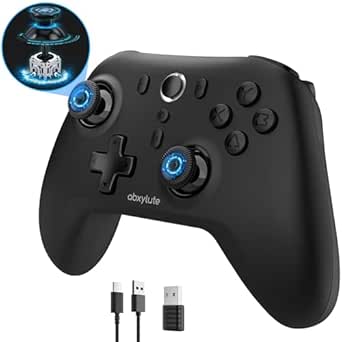 Amazon.com: C6 Wireless PC Controller, Bluetooth Game Controller ...