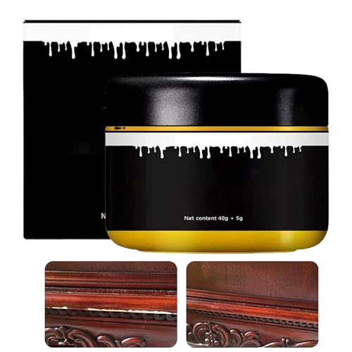 Abrillantador de muebles - Limpiador de madera, restaurador natural impermeable, pasta para acabados de muebles, bálsamo para armarios, juguetes, mesas, tablas de cortar, sillas, objetos